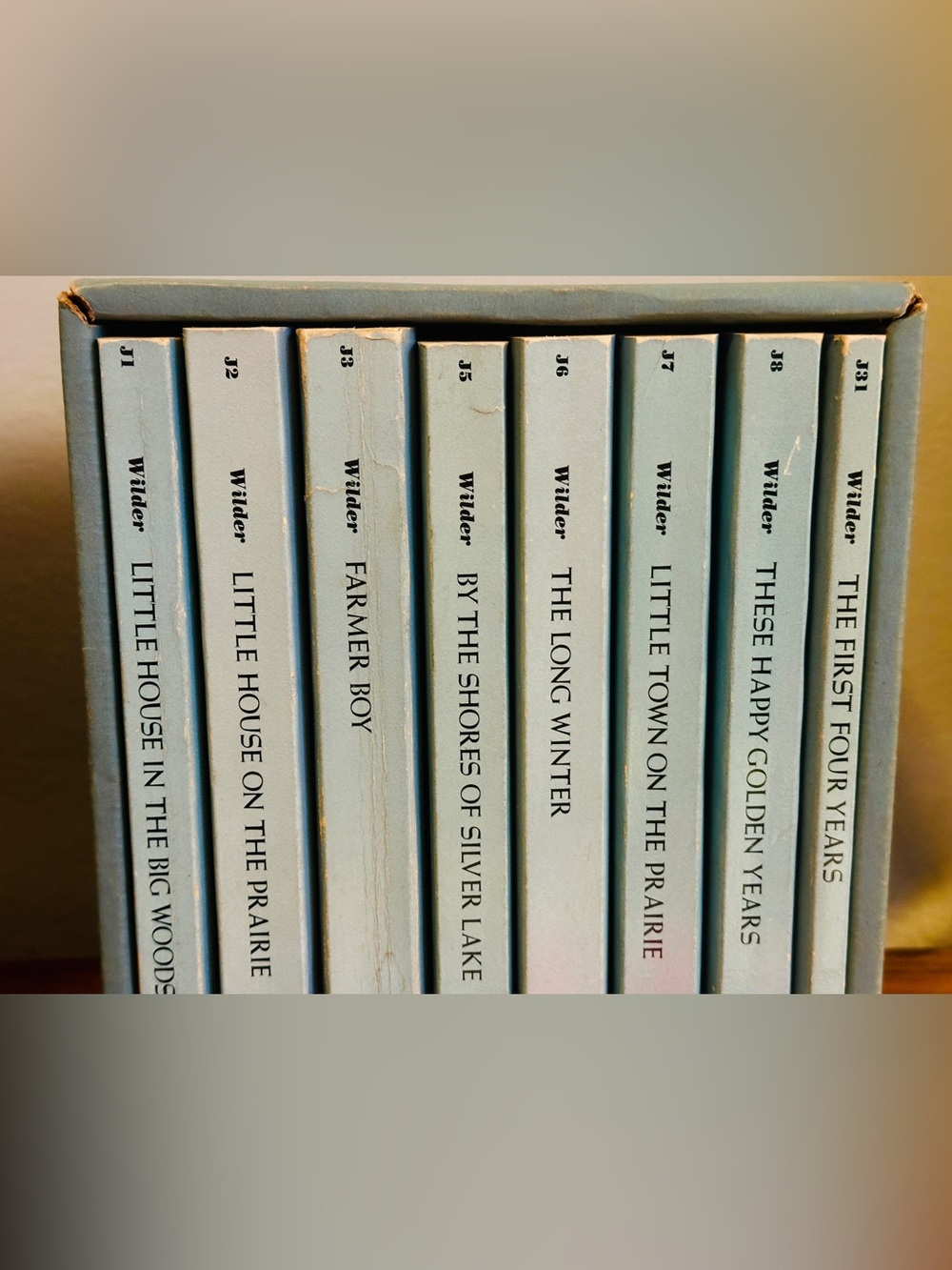 Vintage Little House on the Prairie Book Box Set - 1971 by Laura Ingalls Wilder - Picture 2 of 9